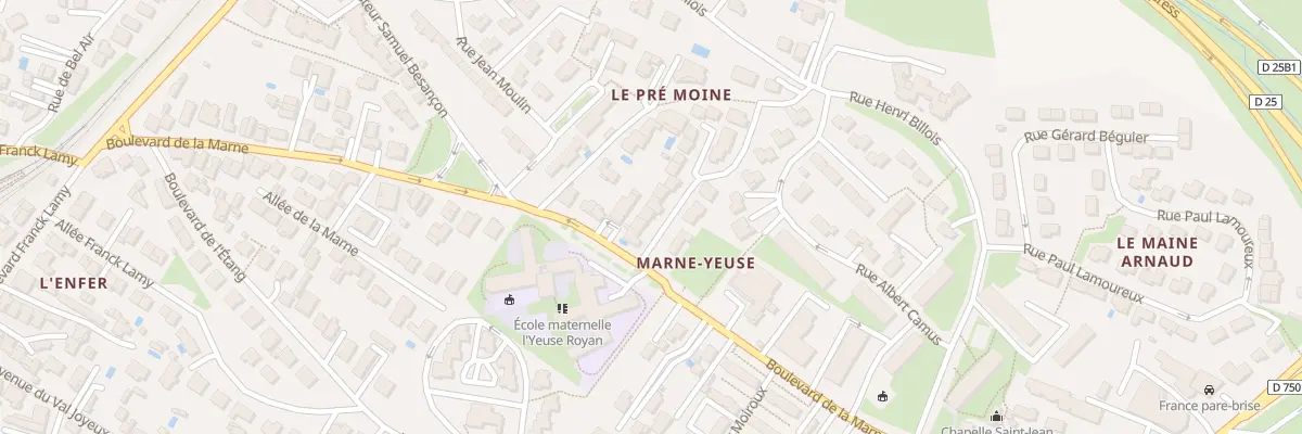 Plan du 6 Rue Paul Claudel à Royan