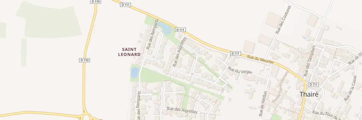 Plan du 3 Rue des Avocettes à Thairé