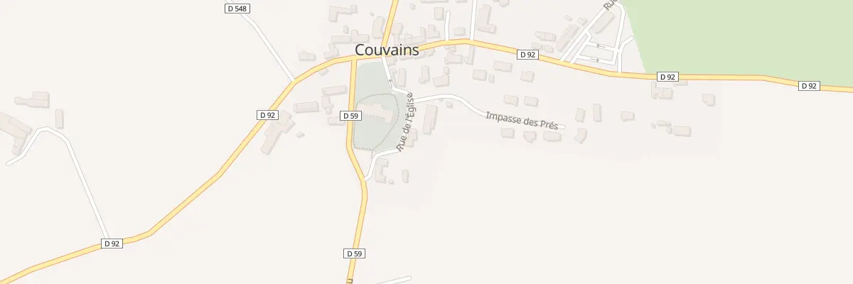 Plan du 5139 Le Bourg à Couvains