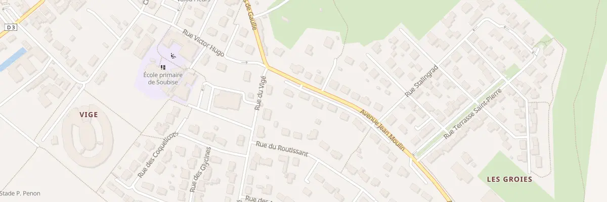 Plan du 5 Av Jean Moulin à Soubise