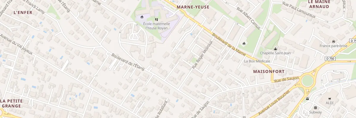 Plan du 52B Bd de l’Etang à Royan