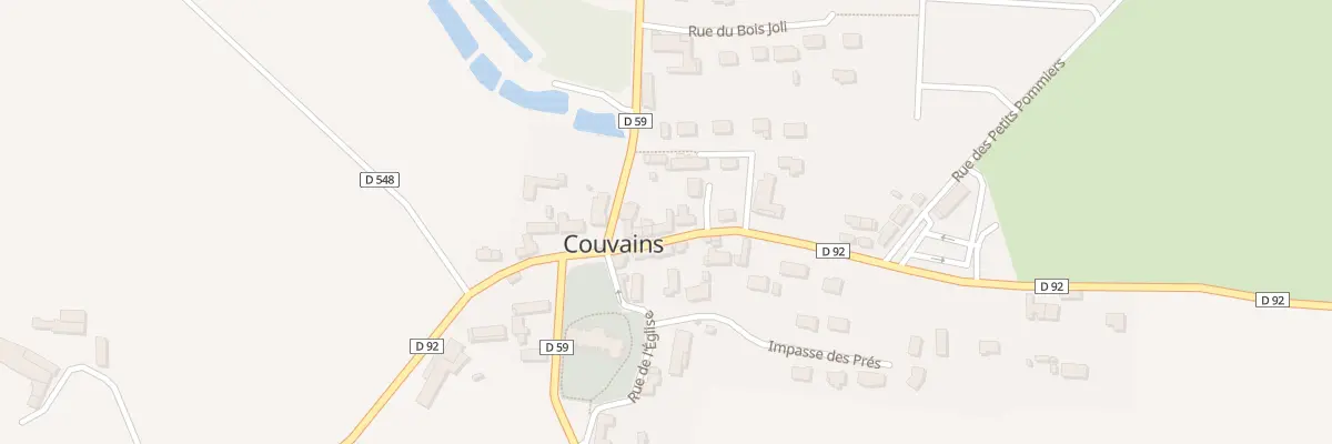 Plan du 5337 Le Bourg à Couvains