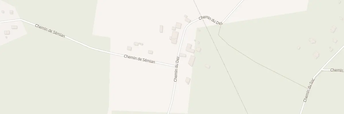Plan du 17 Au Dez Nord à Queyrac