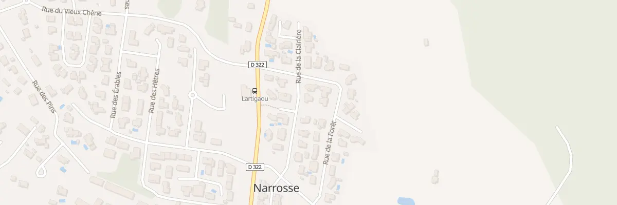 Plan du 12 Rue de la Clairière à Narrosse