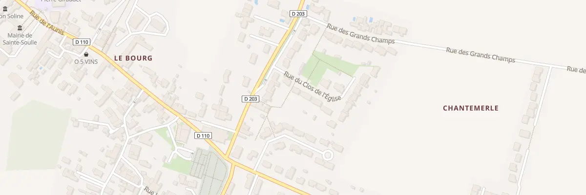 Plan du 1 Rue du Clos de l’Église à Sainte-Soulle
