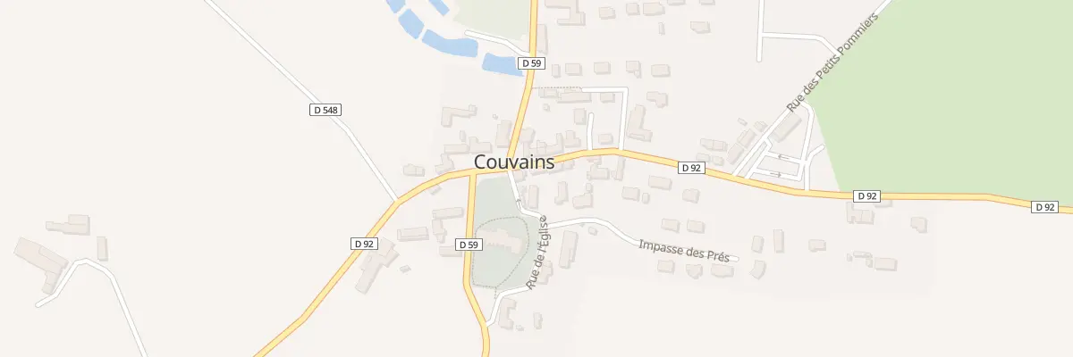 Plan du 5134 Le Bourg à Couvains