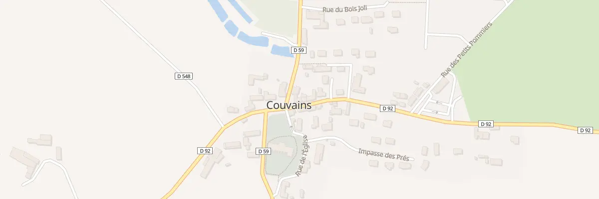 Plan du 5122 Le Bourg à Couvains