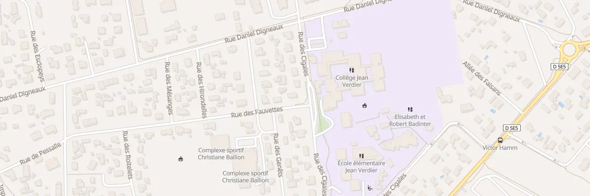 Plan du 21 Rue des Fauvettes à Audenge