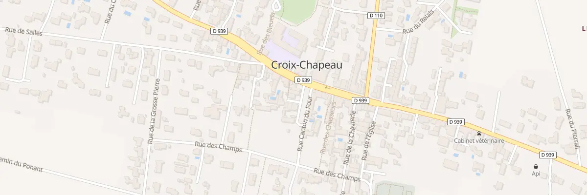 Plan du 4 Pl du Canton du Four à Croix-Chapeau