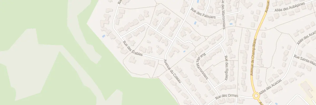 Plan du 36 Av du Coteau à Chanverrie