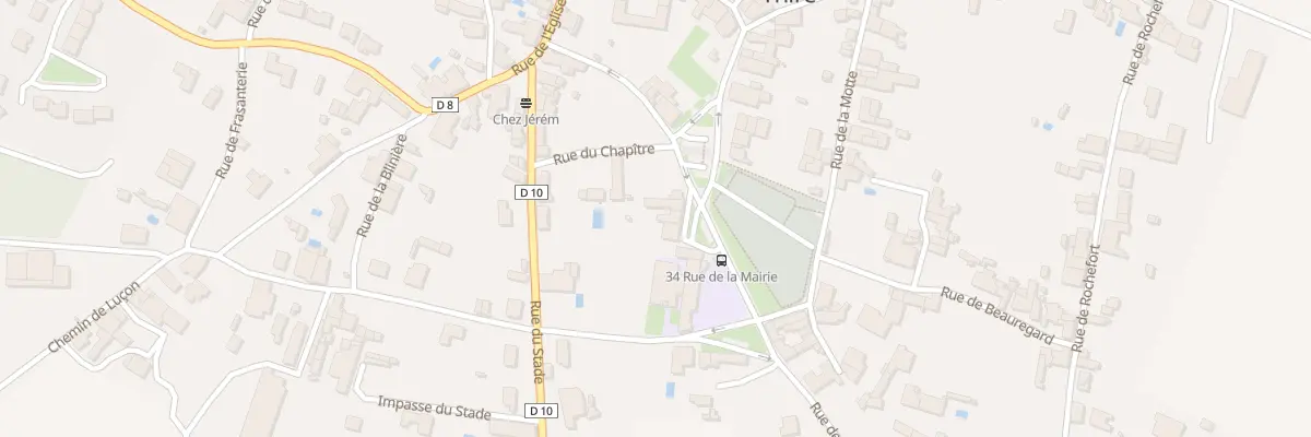 Plan du 28 Rue de la mairie à Thiré