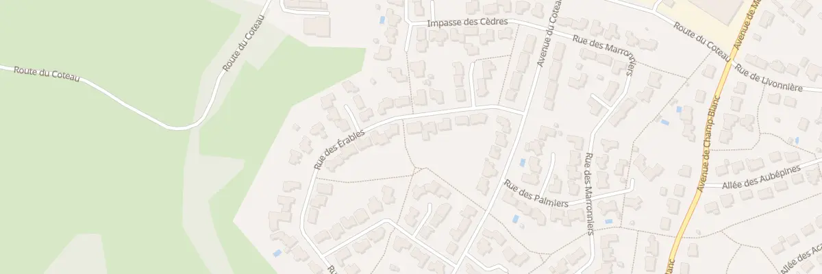 Plan du 9 Rue des érables à Chanverrie