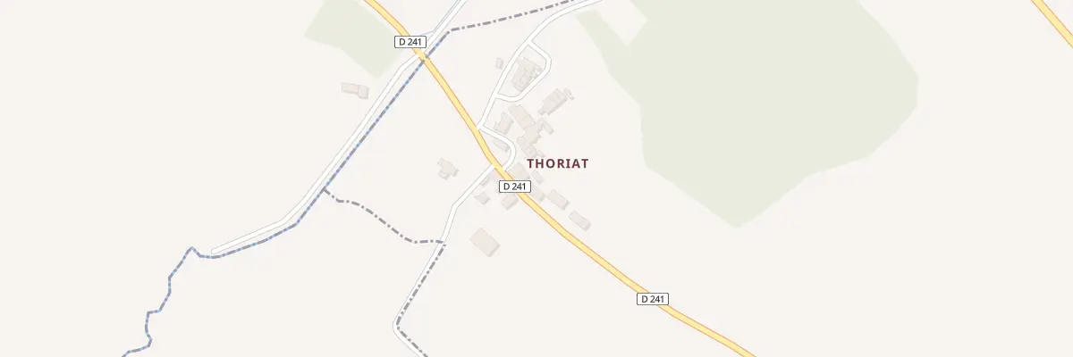 Plan du 8B Thoriat à Saint-Sornin