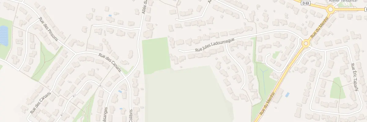 Plan du 25 Rue Jules Ladoumegue (Macaire) à Sèvremoine
