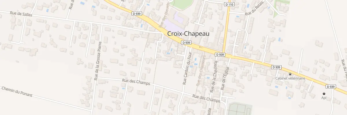 Plan du 4B Pl du Canton du Four à Croix-Chapeau