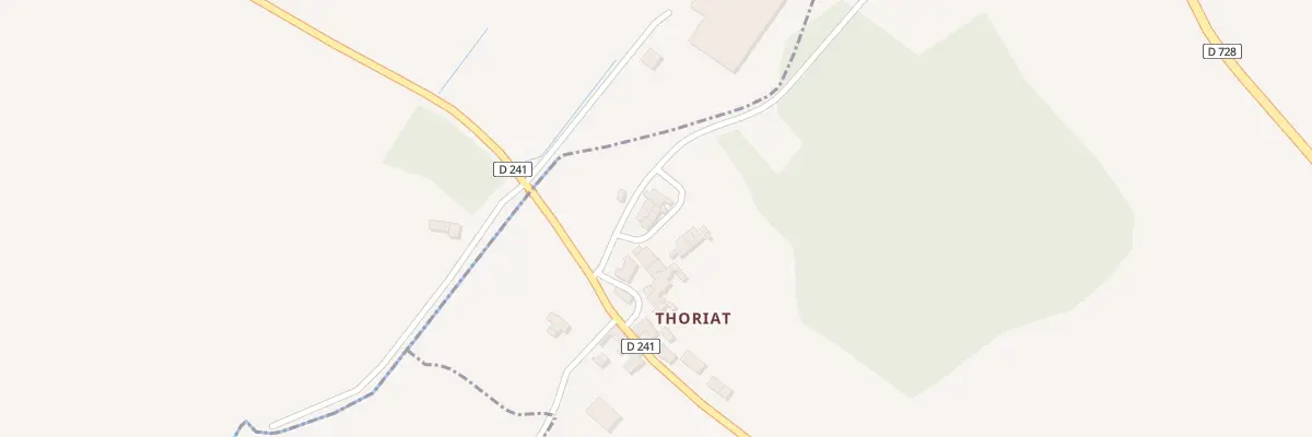 Plan du 24 Thoriat à Saint-Sornin