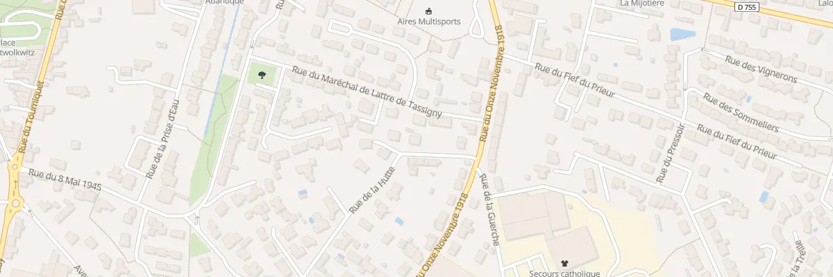 Plan du 4 Rue de la Hutte aux Herbiers