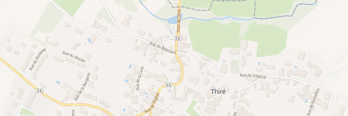 Plan du 9 Rue de la fontaine à Thiré