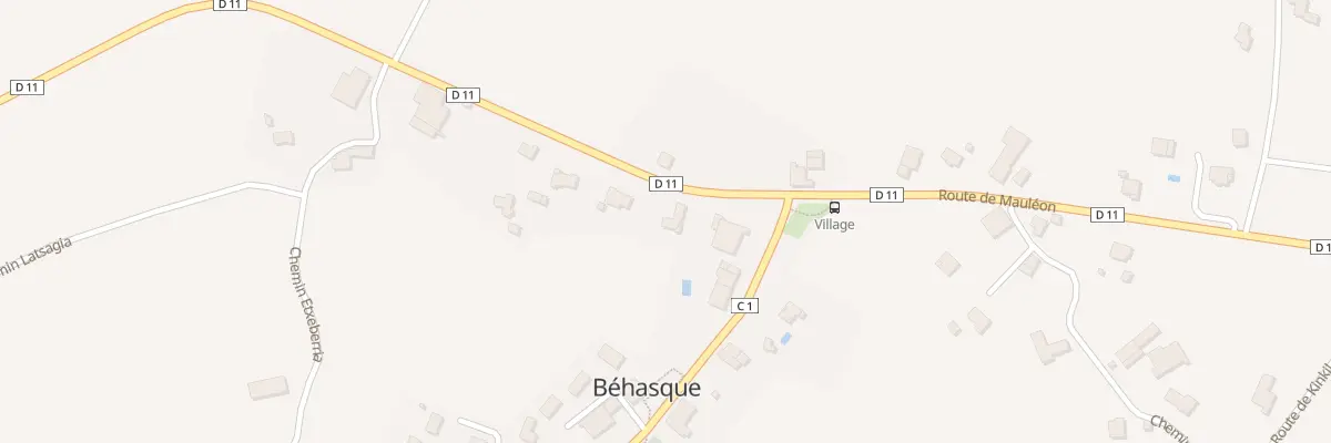 Plan du 1420 Rte de Mauleon Rd11 à Béhasque-Lapiste