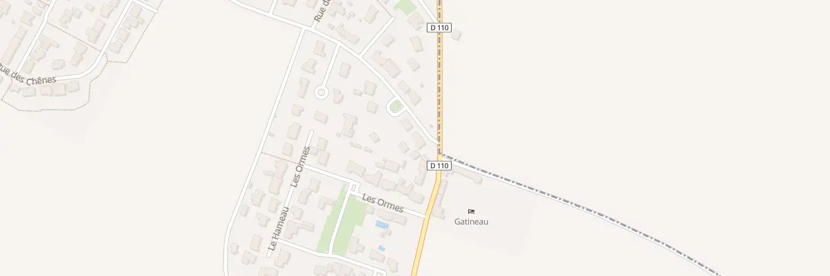 Plan du 14B Cite des Ormeaux à Montroy