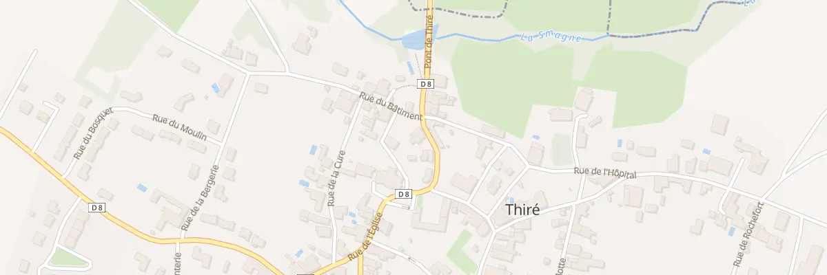 Plan du 9A Rue de la fontaine à Thiré