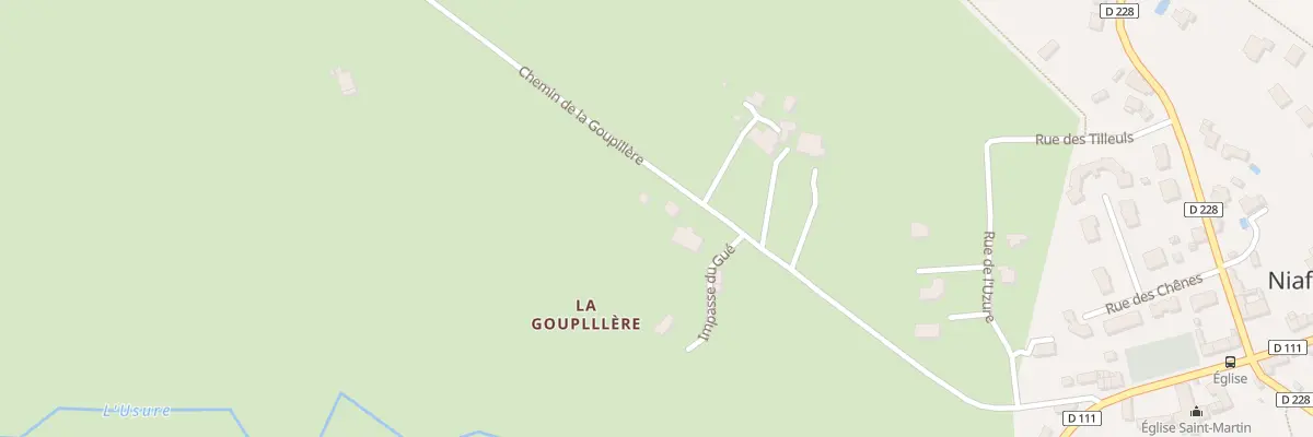 Plan du 102 Imp du Gué à Niafles