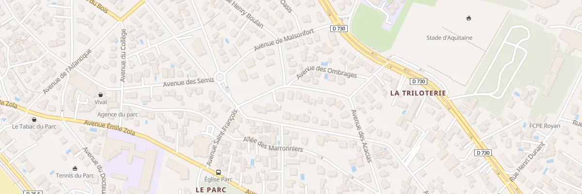 Plan du 9T Av des Futaies à Royan