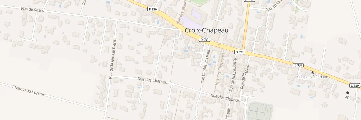 Plan du 7 Rue du Paradis à Croix-Chapeau