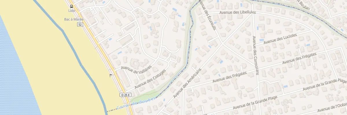Plan du 15 Av des Cottages à Royan