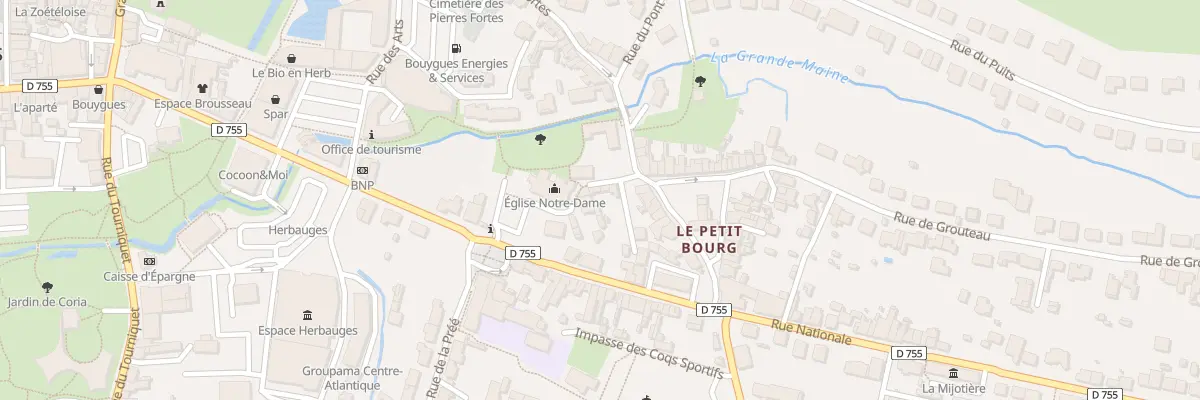 Plan du 5 Rue des Bénédictins aux Herbiers