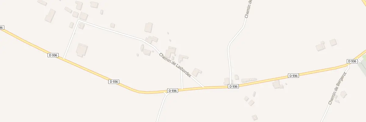 Plan du 82 Che de Lasbordes à Escos