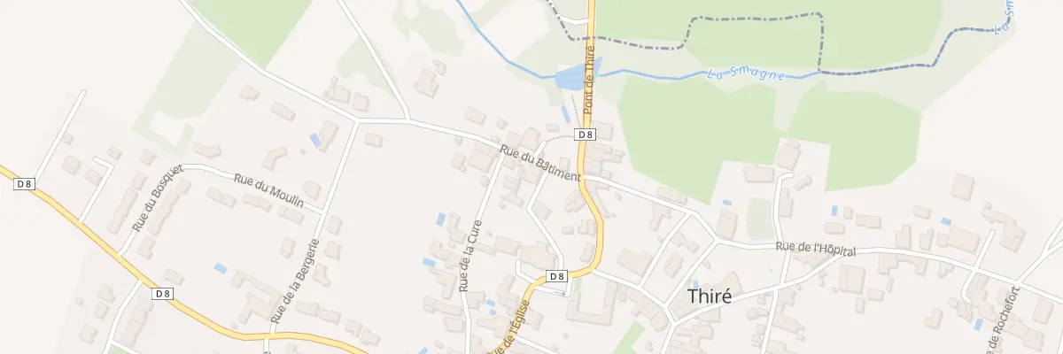 Plan du 2 Imp de l’Église à Thiré