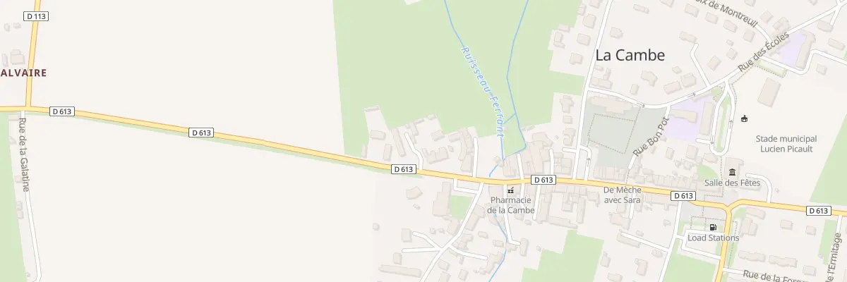 Plan du 50 Rue Principale à La Cambe