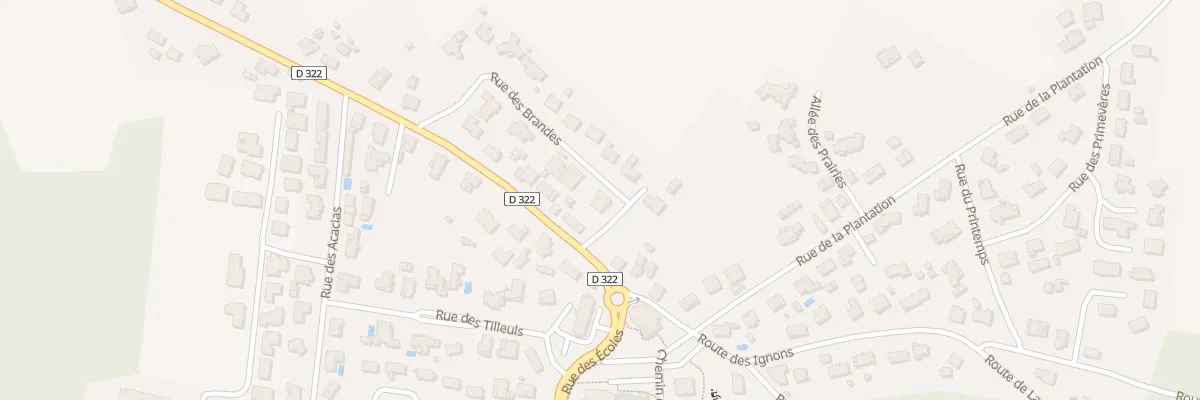 Plan du 3 Rue des Brandes à Narrosse