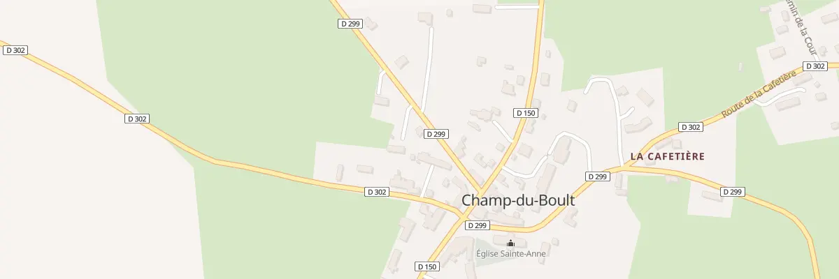 Plan du 5 Rue de St Sever - Champ du Bt à Noues de Sienne