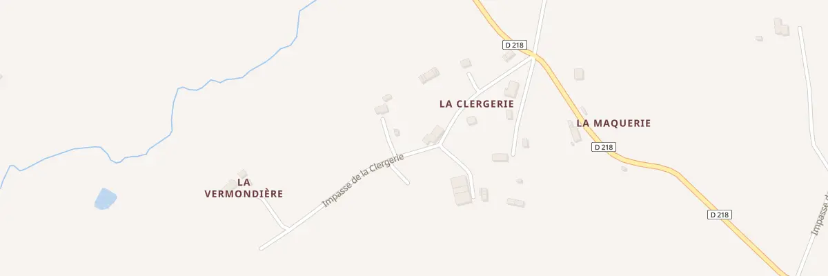 Plan du 6 Imp de la Clergerie -St Sever à Noues de Sienne