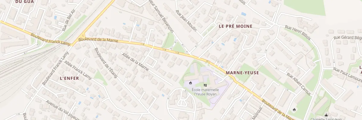 Plan du 43 Bd de la Marne à Royan