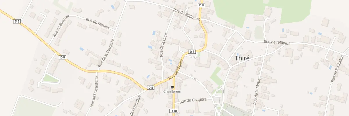 Plan du 10 Rue de l’église à Thiré