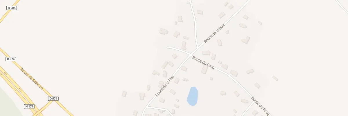 Plan du 17A Rte de la Rue à Condé-sur-Vire