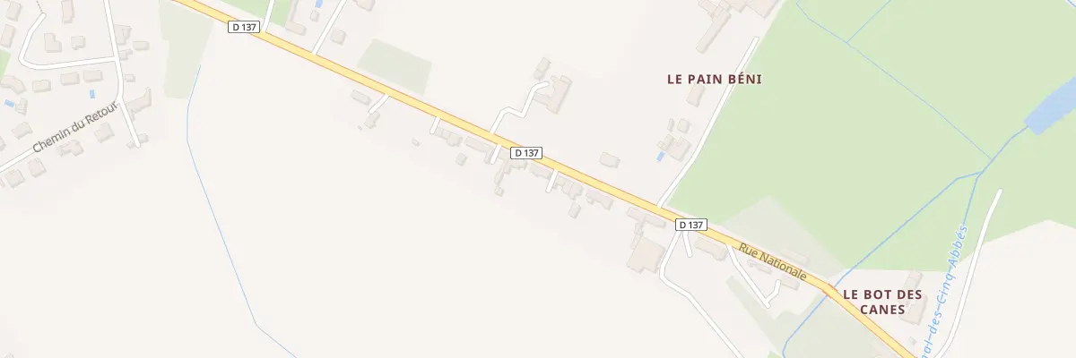 Plan du 58B Rue nationale à Chaillé-les-Marais