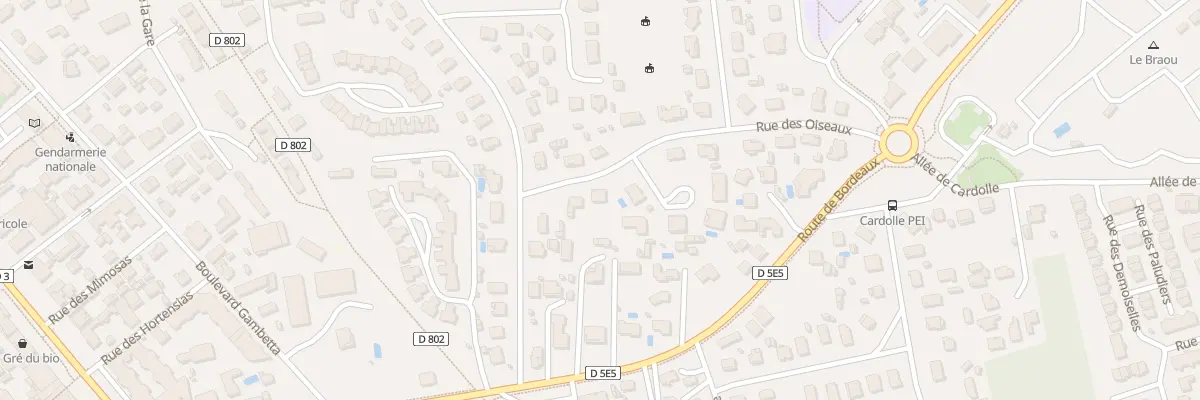 Plan du 15 Rue des Oiseaux à Audenge