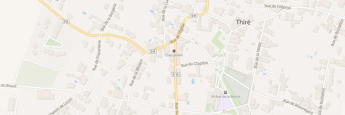 Plan du 4 Rue du stade à Thiré
