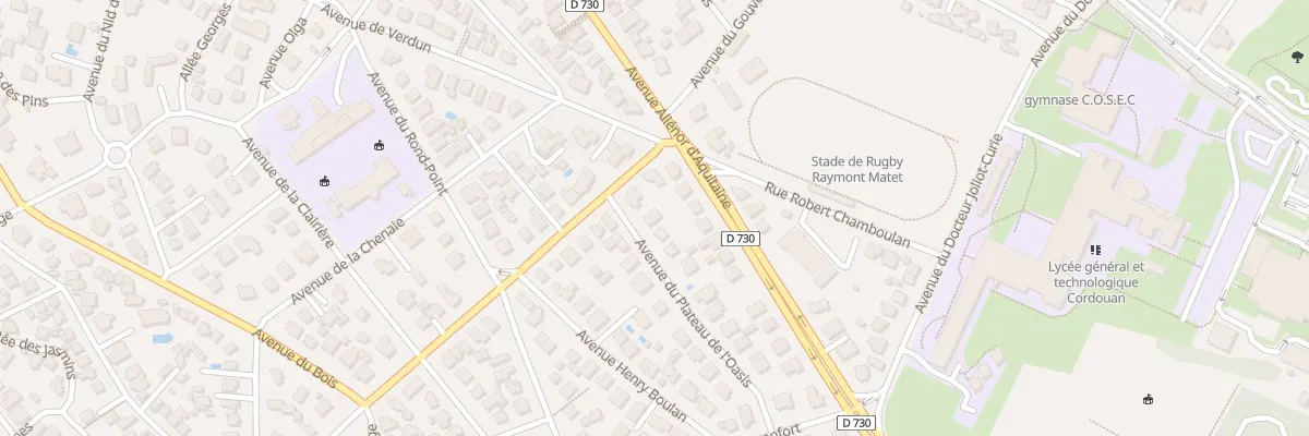 Plan du 4 Av Plateau de l’Oasis à Royan