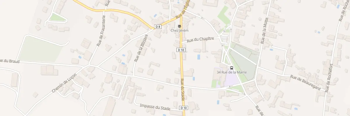 Plan du 12 Rue du stade à Thiré