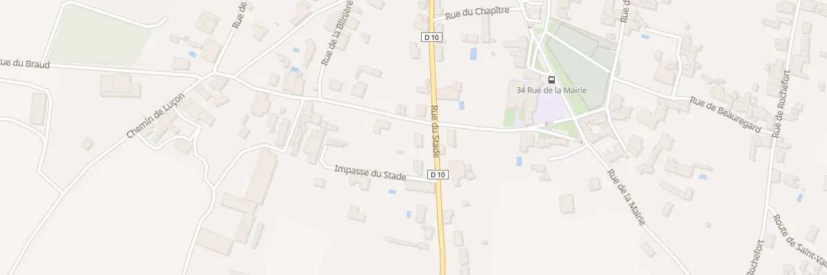 Plan du 11 Rue du braud à Thiré