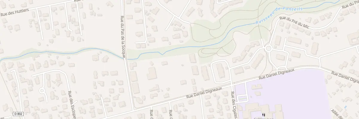 Plan du 25 Rue Daniel Digneaux à Audenge