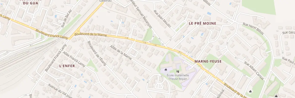Plan du 37 Bd de la Marne à Royan