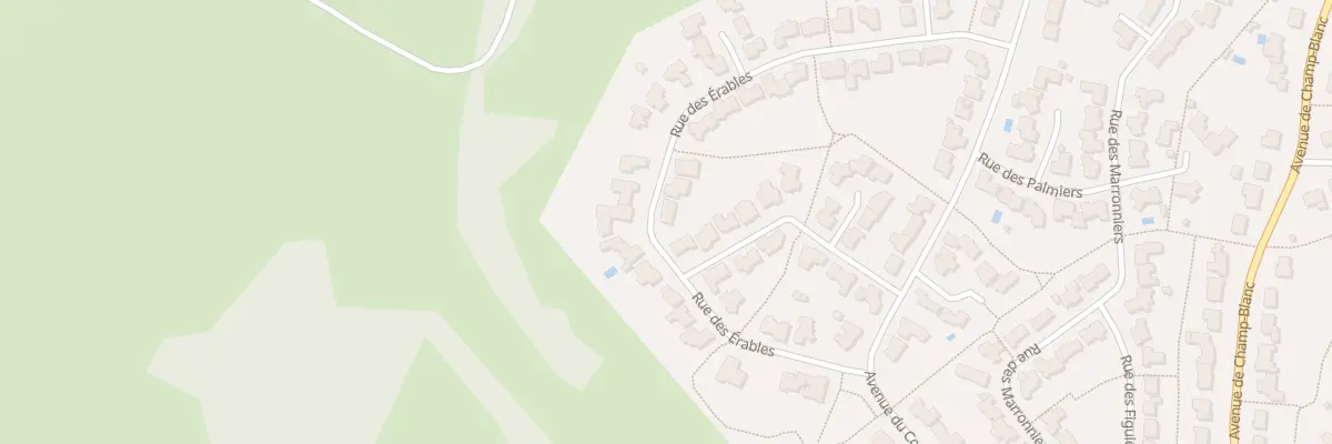 Plan du 25 Rue des érables à Chanverrie