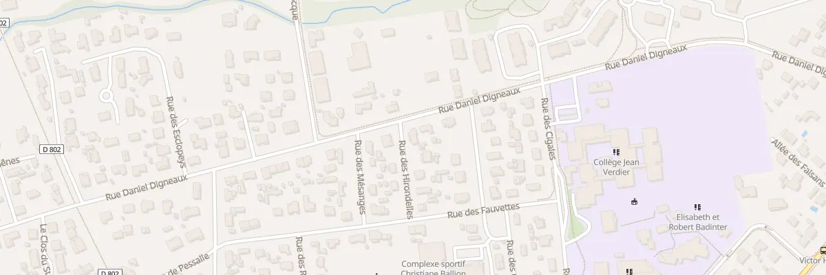 Plan du 30 Rue Daniel Digneaux à Audenge