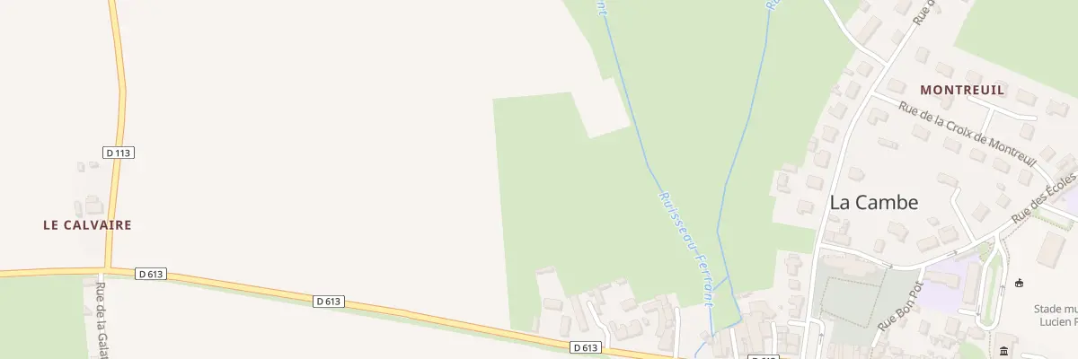 Plan du 54 Rue Principale à La Cambe